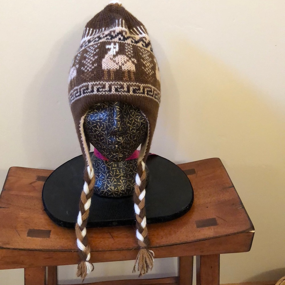 Teen Reversible Peruvian knitted hat